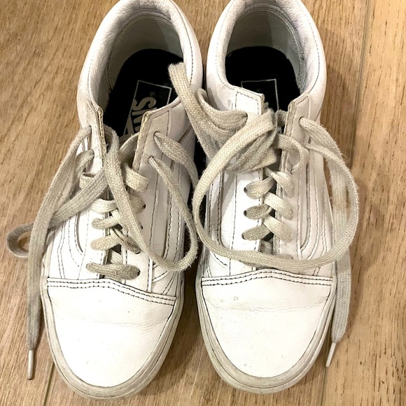 Old school white low vans - Picture 1 of 1